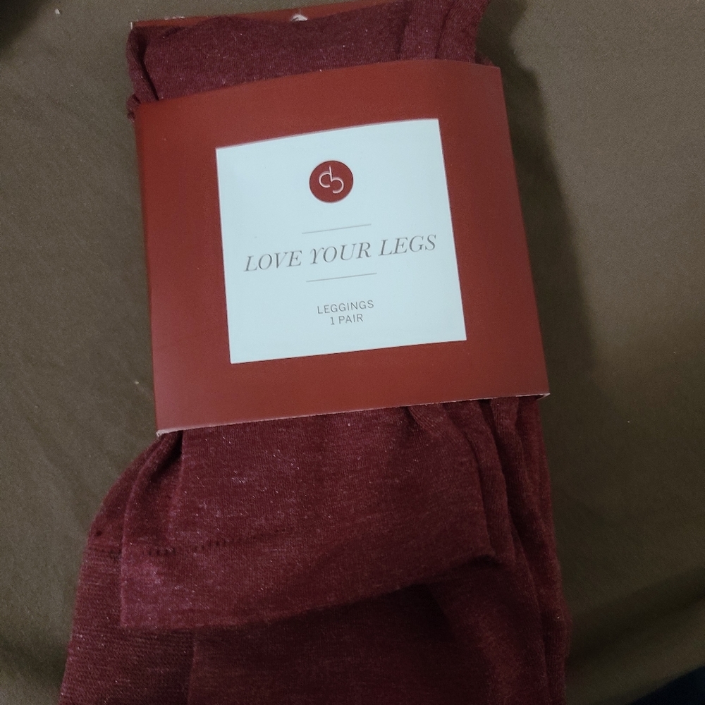 BNWT Marroon Dressbarn Leggings